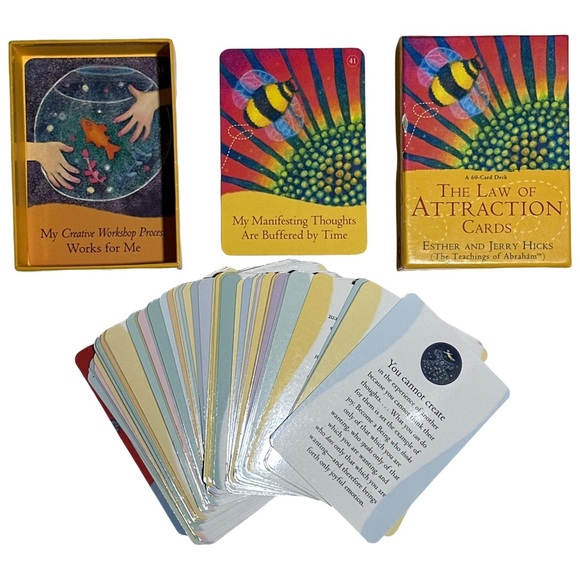 The Law of Attraction Cards – 60-Card Deck + Guidebook - Picture 1 of 2
